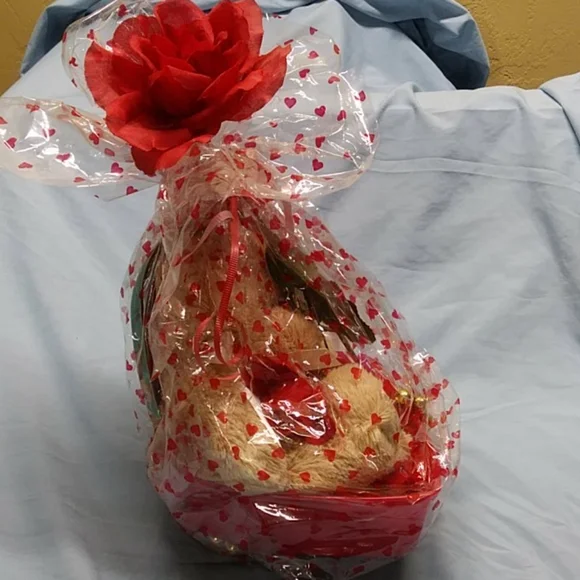 Baby Gund Teddy Bear gift basket
